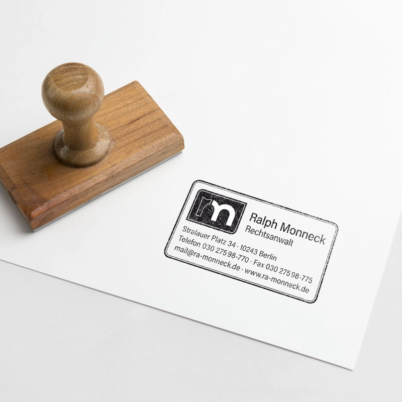 Stempel Rechtsanwalt Monneck